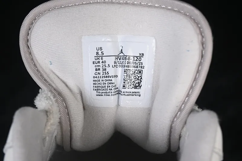 All categories Air Jordan Jordan series basketball shoes Air Jordan 1 Low G version pure original Air Jordan 1 Low AJ1 Joe 1 meter white brown low-top casual sneakers HV4268-120